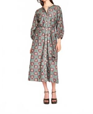 NEW MIRTH somerset midi dress in green